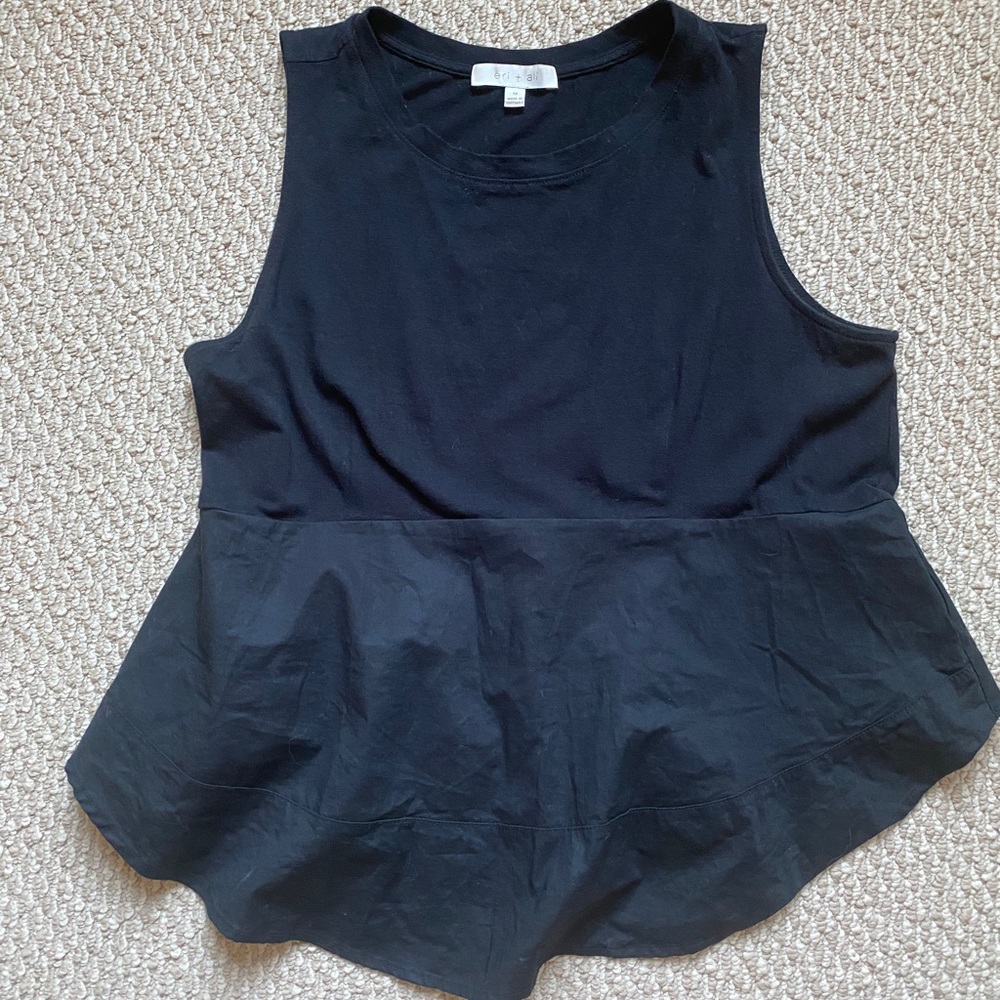 Anthropologie Black Tank Top